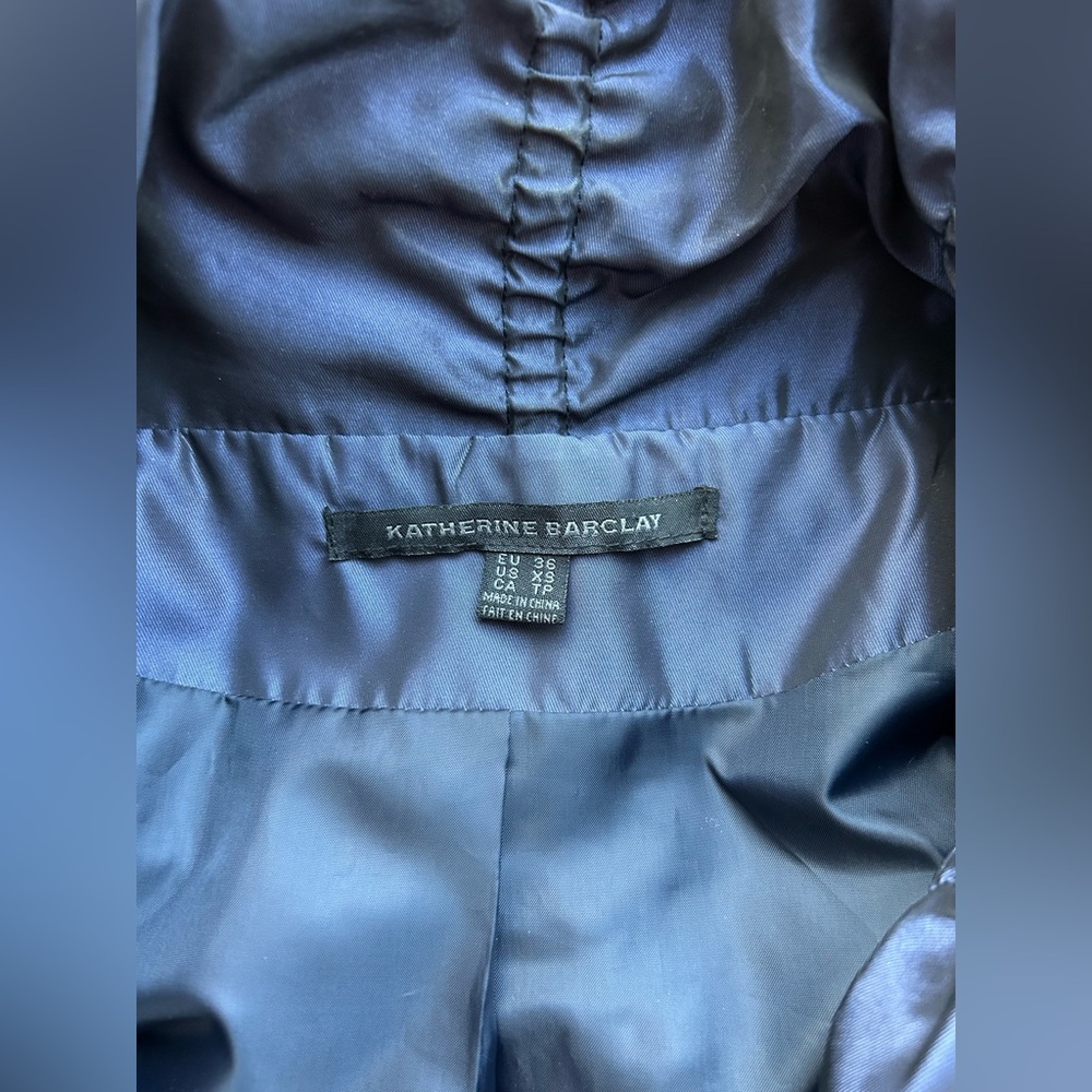Katherine Barclay Rouched Blue Jacket - Picture 10 of 11